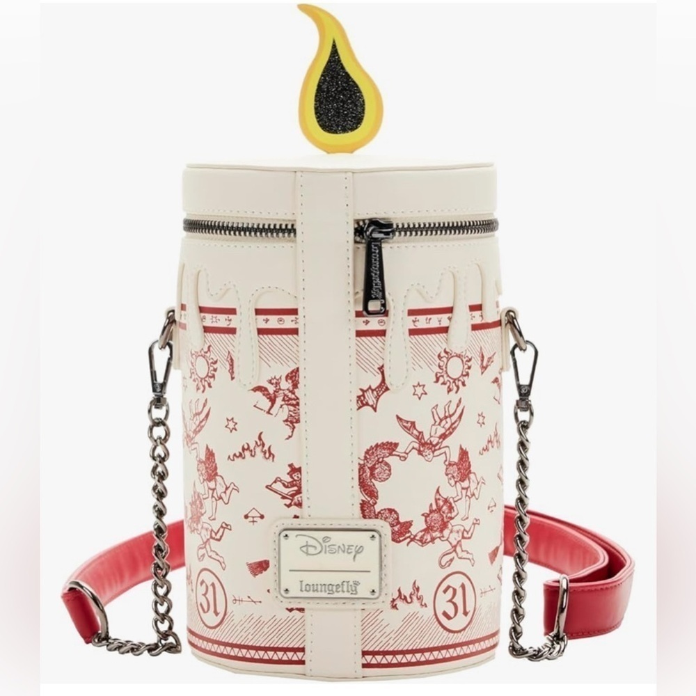 Disney Loungefly Hocus Pocus Black Flame Candle Crossbody Bag NWT